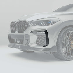 BMW X6 G06 Pre-LCI Facelift Carbon Fiber Air Blade 45° with Partial High-Gloss Finish