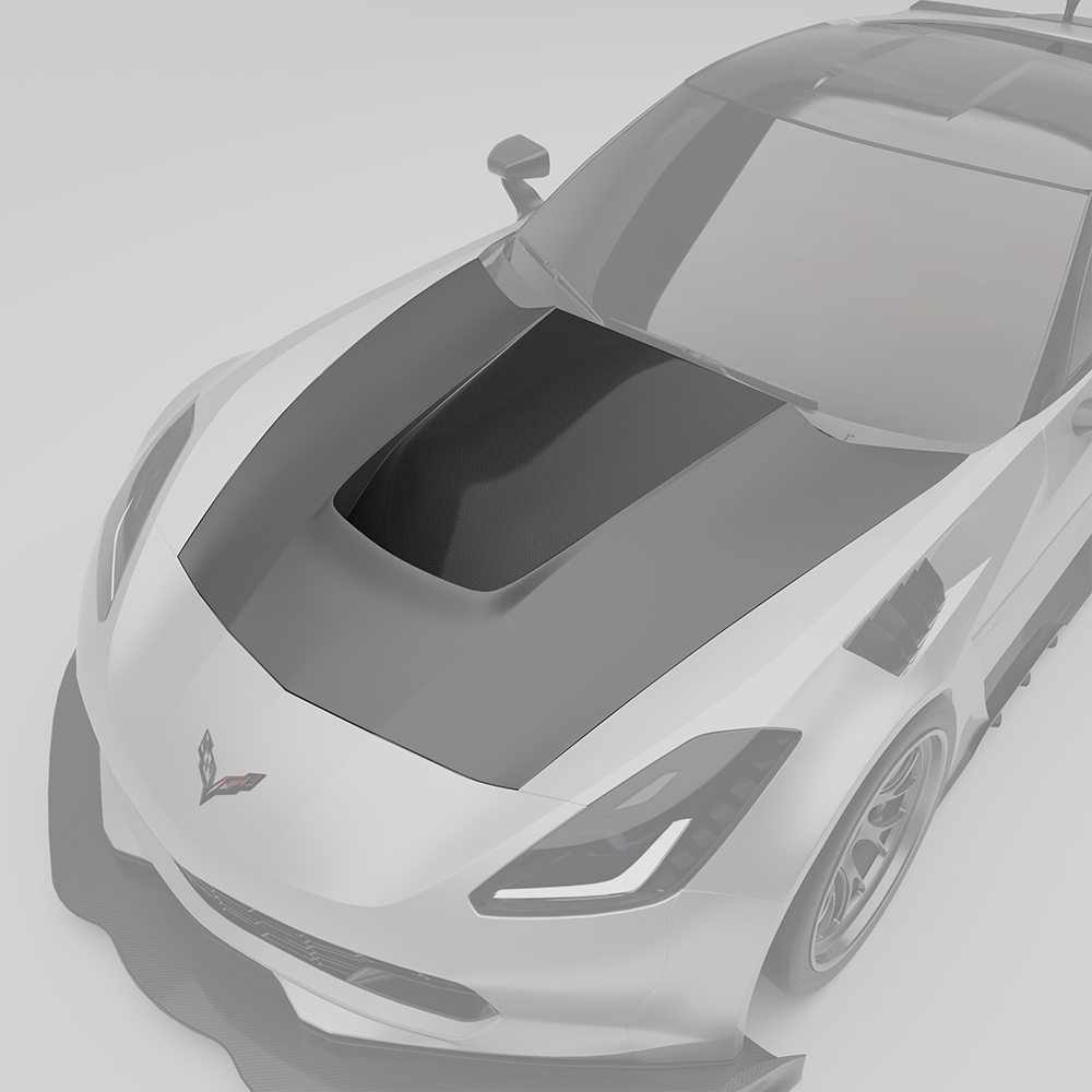 Corvette C7 Carbon Fiber Hood