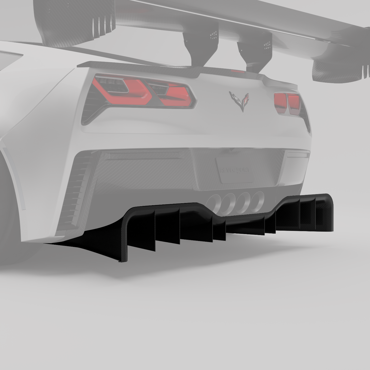 C7 Corvette Rear Diffuser - Revozport