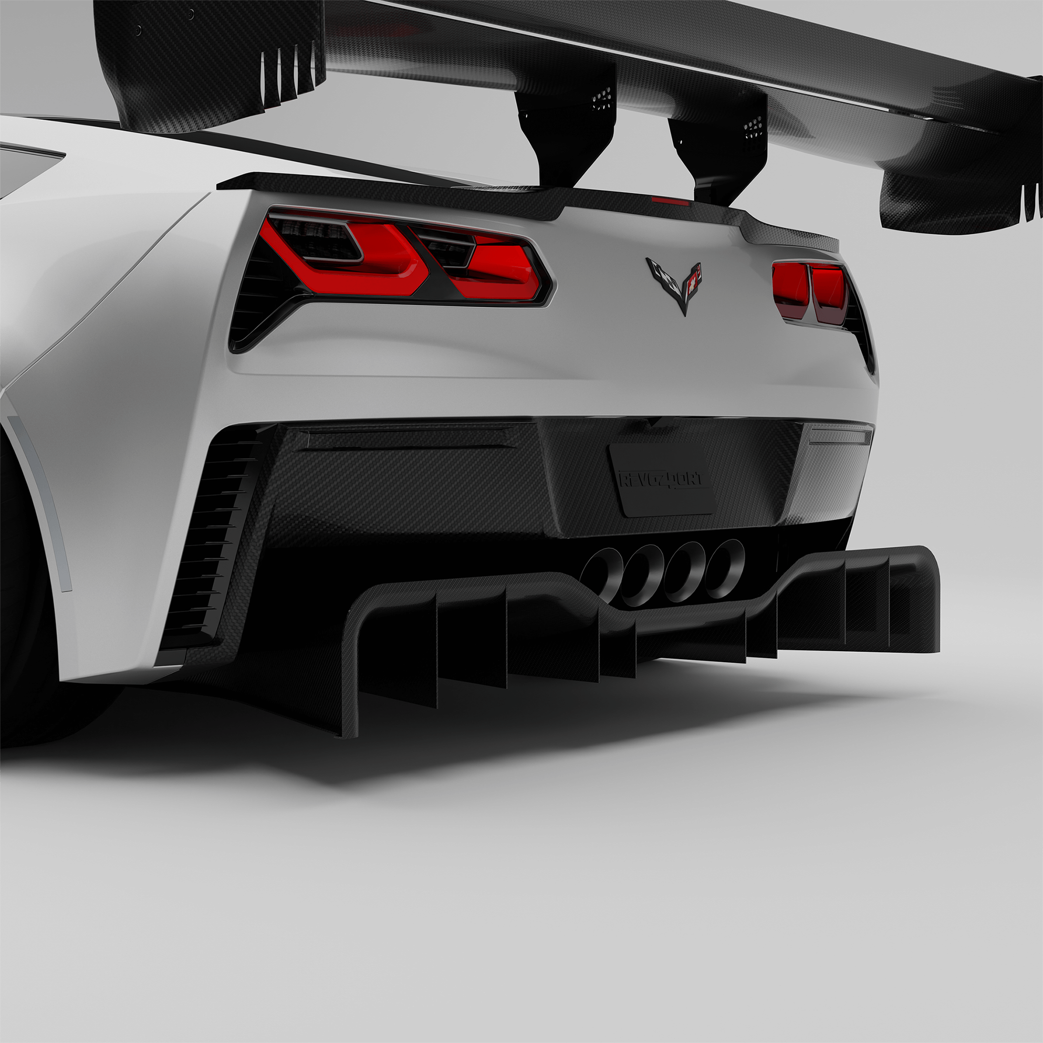 C7 Corvette Rear Diffuser - Revozport