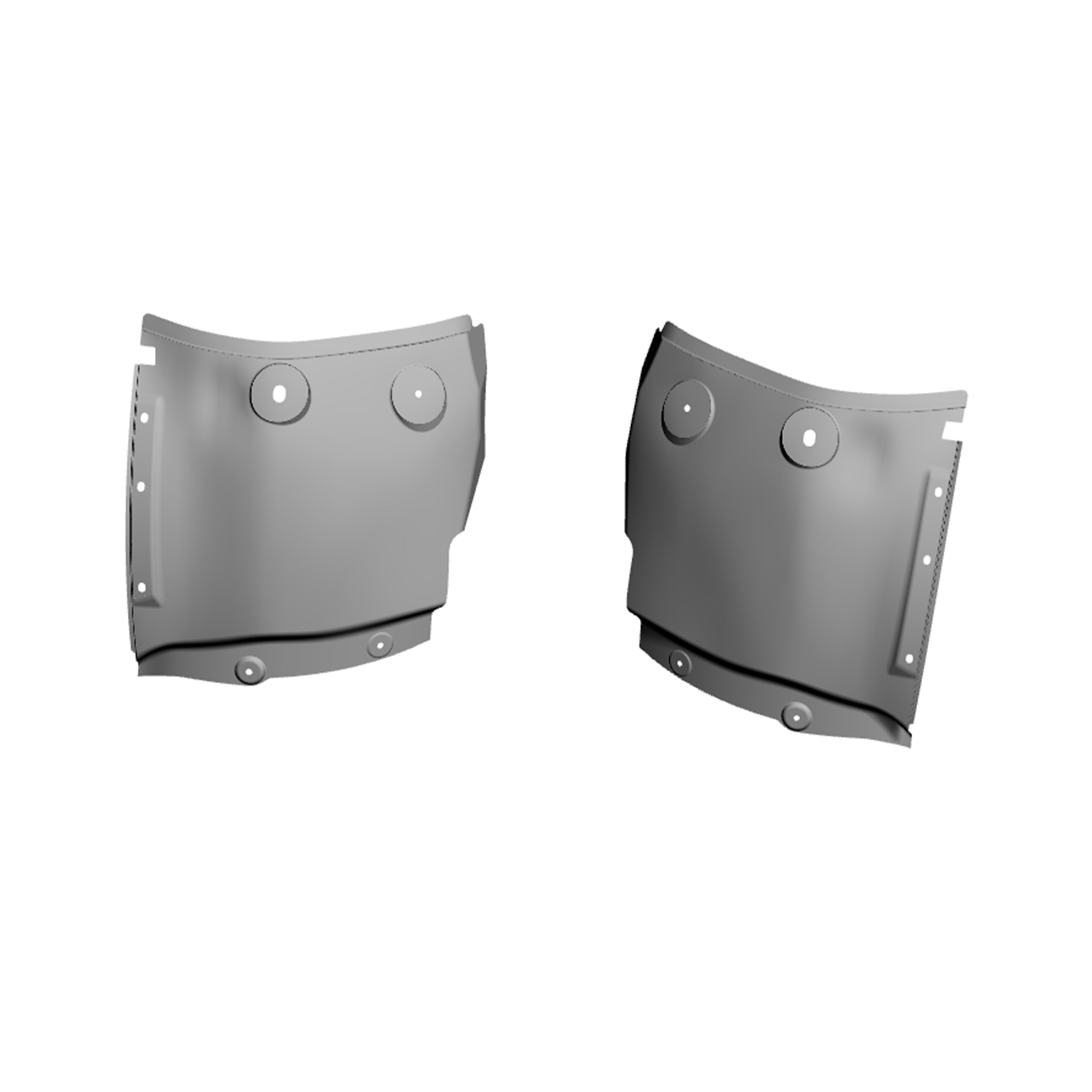 C7 Corvette Front Inner Fender Liners Renderings -Revozpor