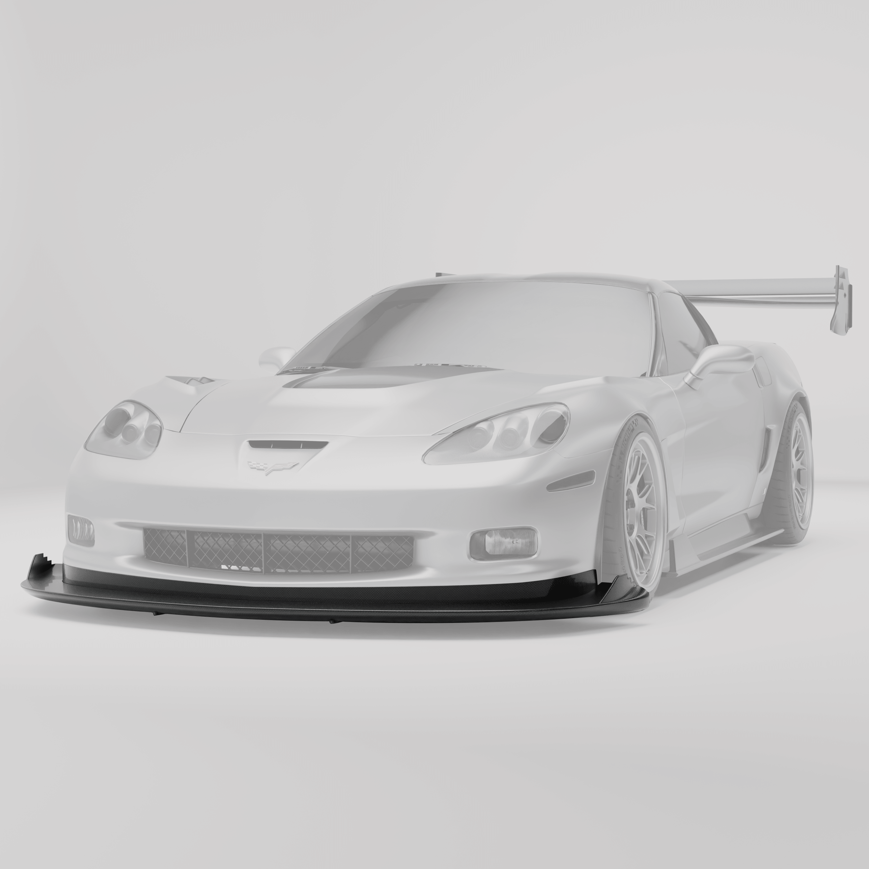 corvette-c6-carbon-fiber-splitter-&-air-dam