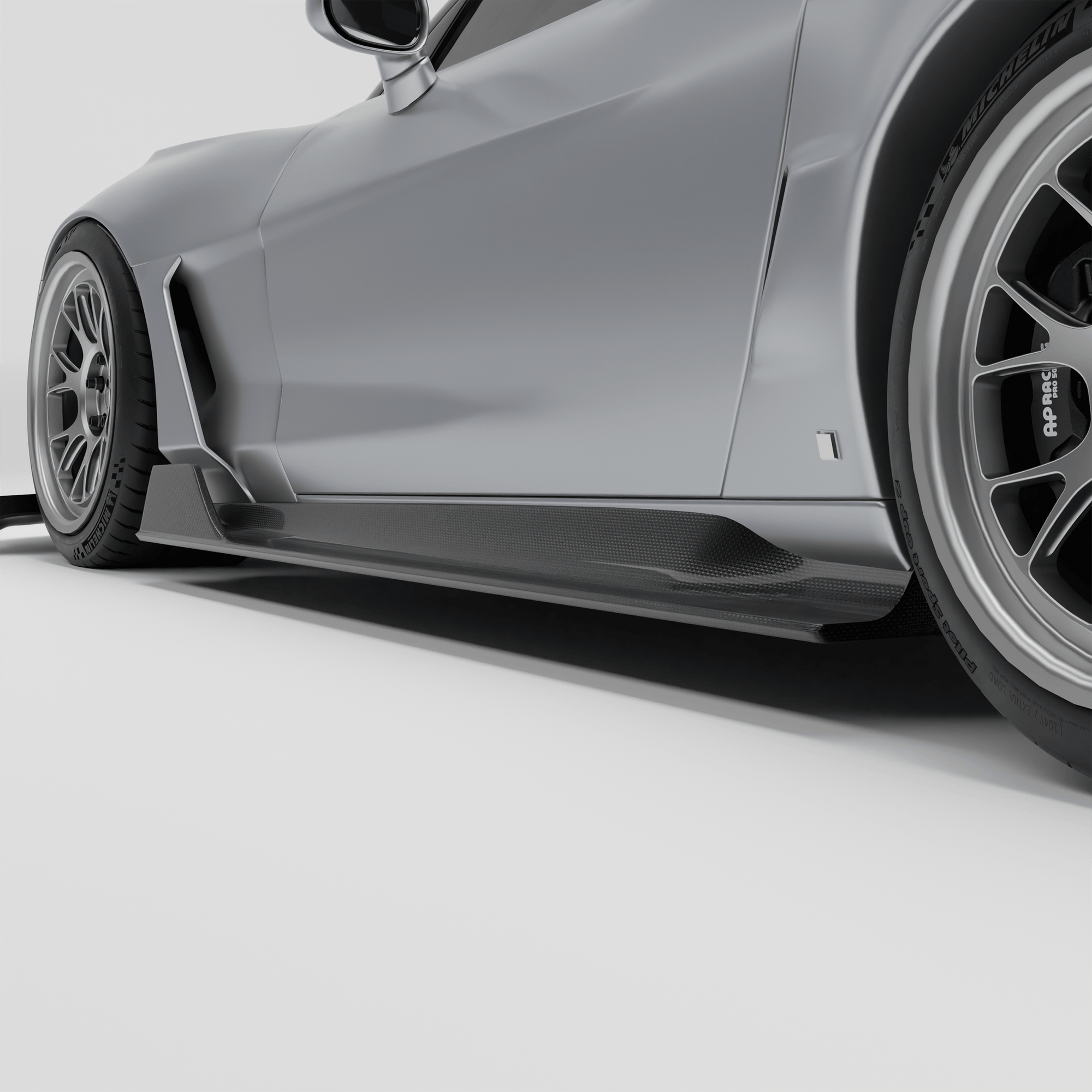 Corvette C6 Carbon Fiber Side Skirts