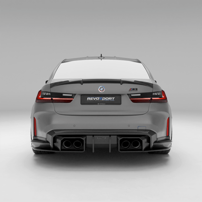 BMW M3 G80 Stainless Steel ExhaustTailpipe Projection Rendering