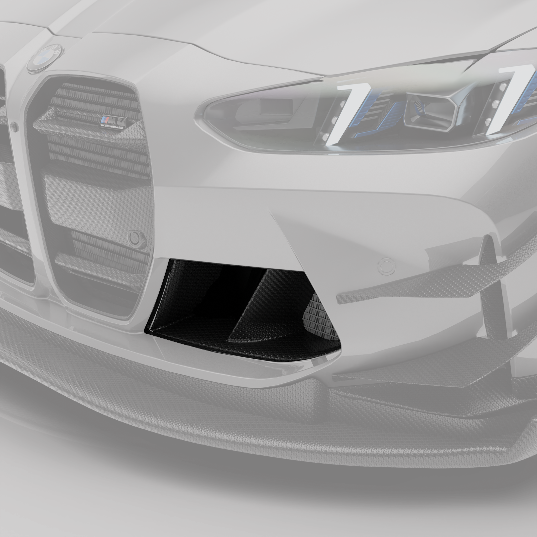 BMW M4 G82 Carbon Fiber Front Bumper Inlets
