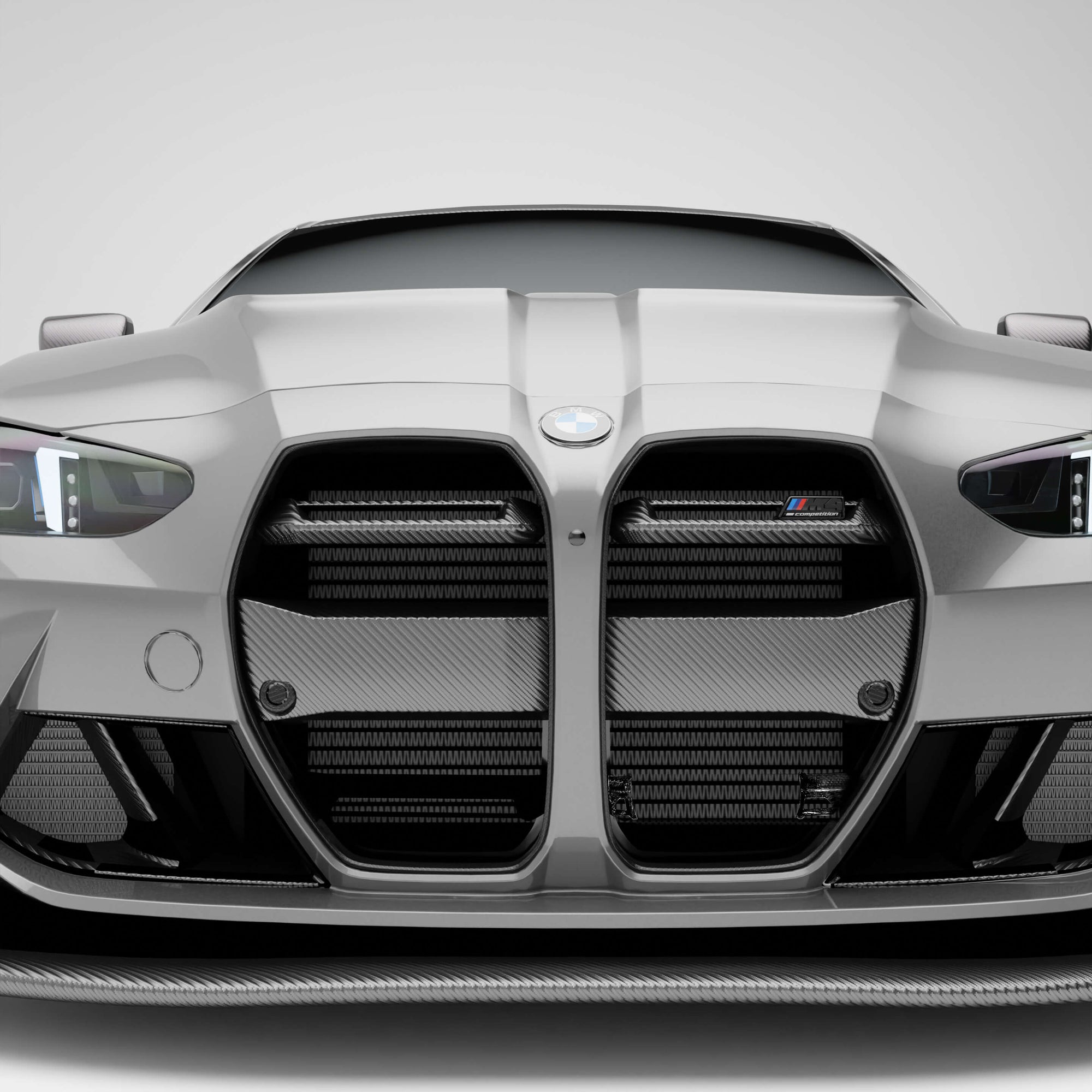 BMW M4 G82 Carbon Fiber Aero Front Grill (with ACC)