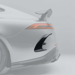 Mercedes-AMG GT 63 S X290 Carbon Fiber Rear Bumper Canards with high-gloss finish