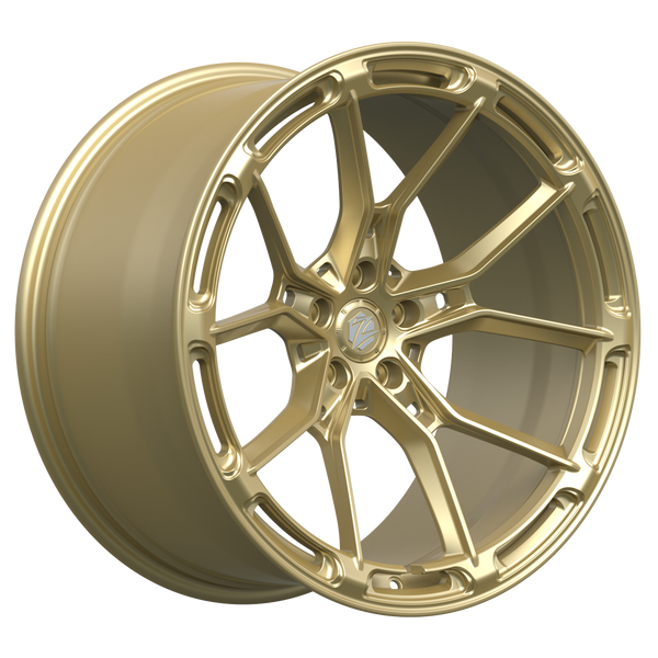 Shop Revozport W103 forged street wheels in glod
