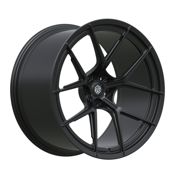 Shop Revozport W100 forged street wheels in satin black