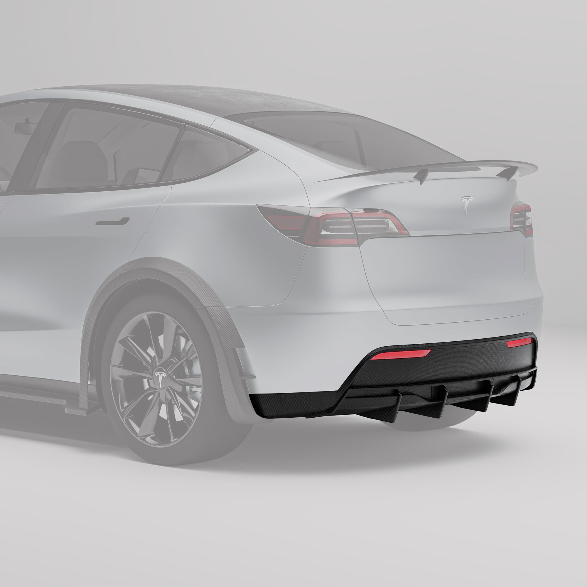 Tesla Model Y 2021-2024 Carbon Fiber Rear Diffuser
