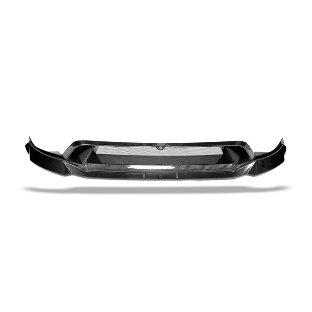 Tesla Model Y Juniper RevoZport carbon front lip Street Program front view