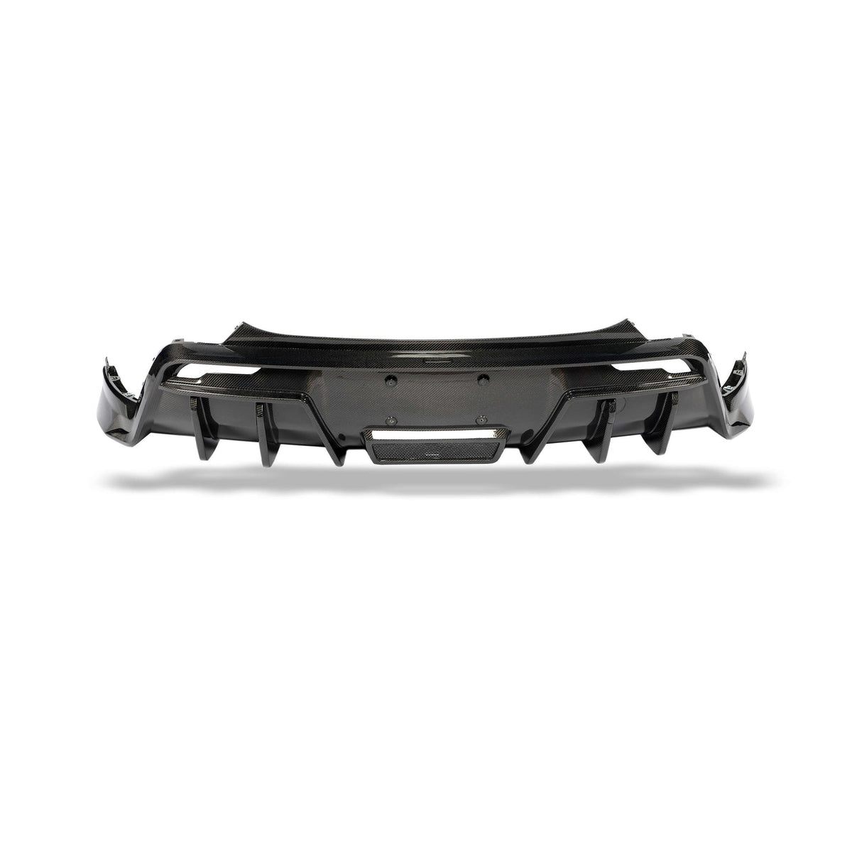 Tesla Model Y Juniper RevoZport carbon rear diffuser installed