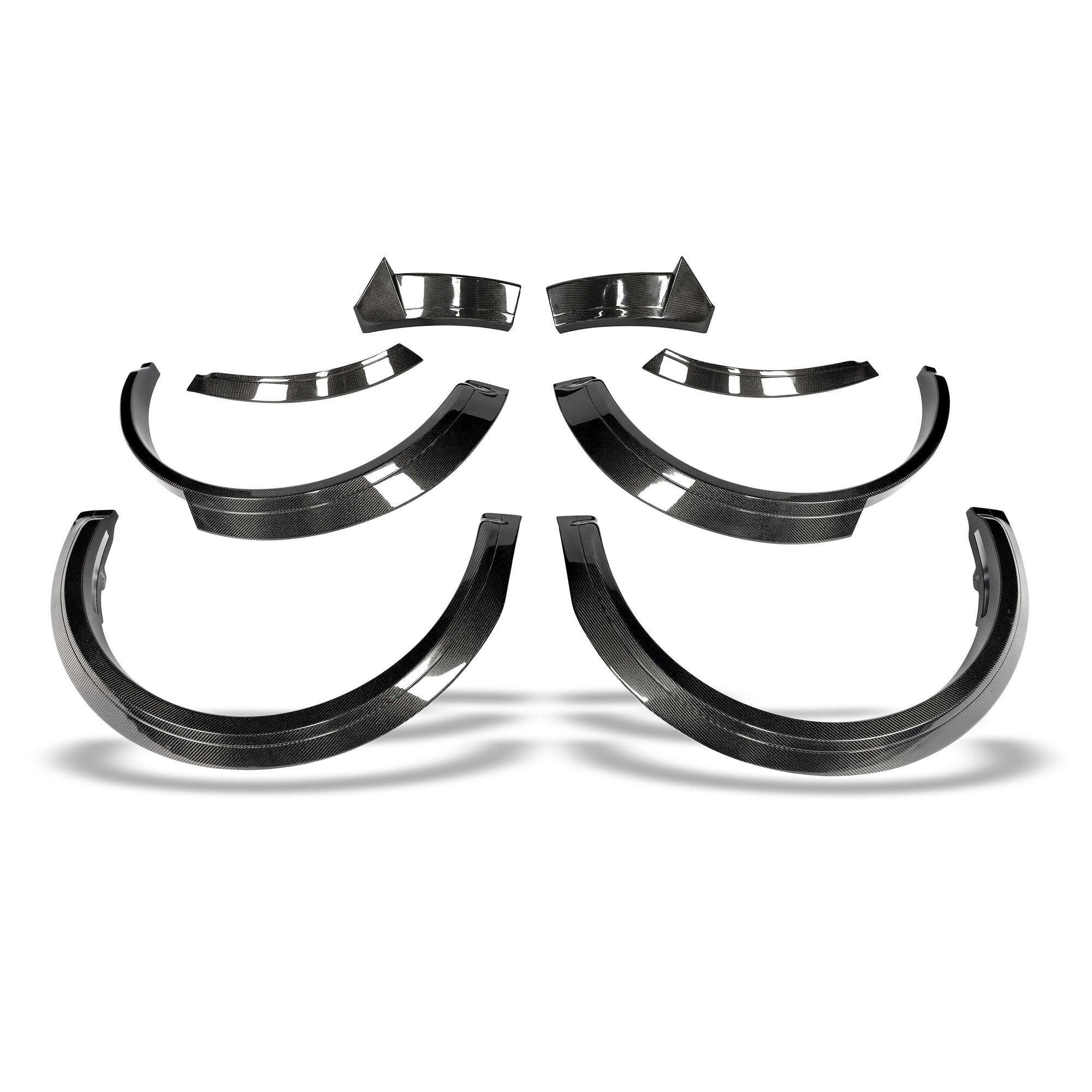 Tesla Model Y Facelift Carbon Fiber Wheel Arch Cover Trims