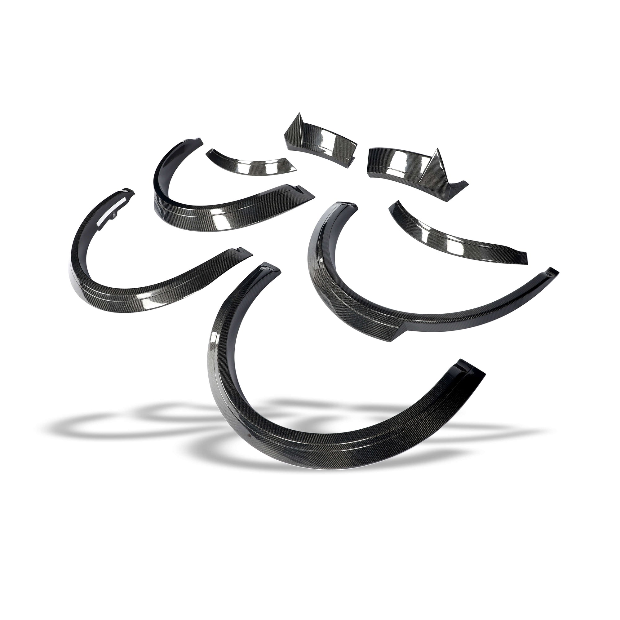 Tesla Model Y Facelift Carbon Fiber Wheel Arch Cover Trims