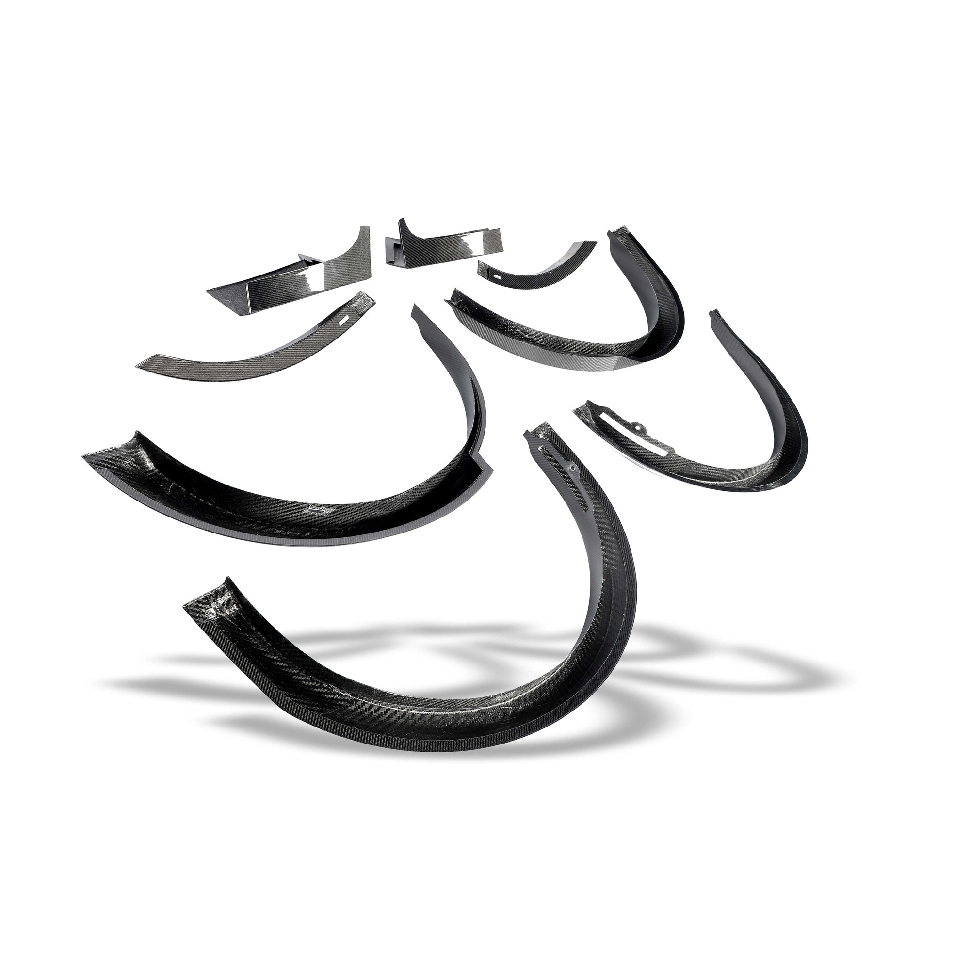 Tesla Model Y Facelift Carbon Fiber Wheel Arch Cover Trims