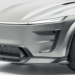 Tesla Model Y Juniper carbon fiber front bumper canards