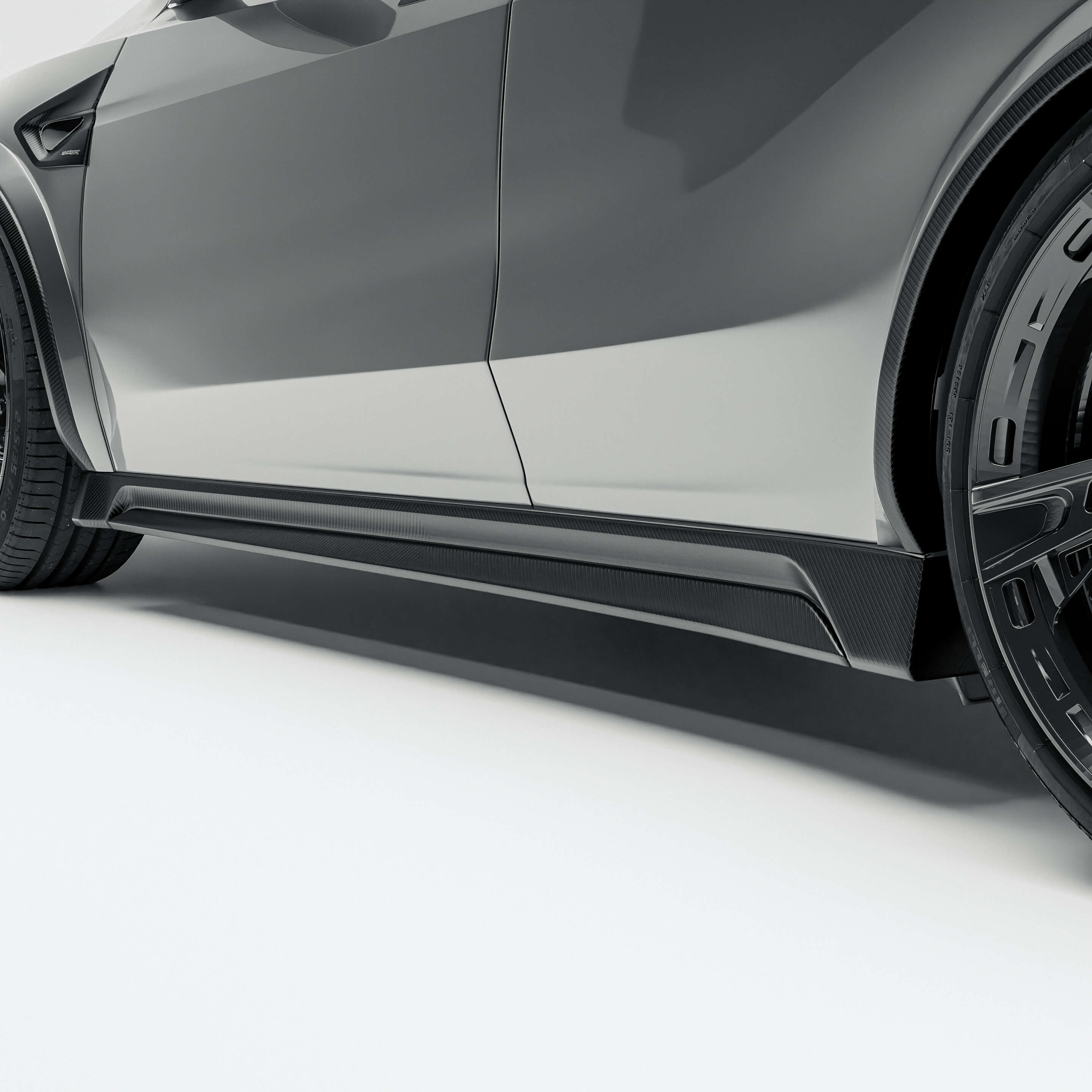PRO COMPOSITE カーボンサイドスポイラー Type1 Tesla Model Y Juniper Carbon Fiber Side Skirts – Revozport