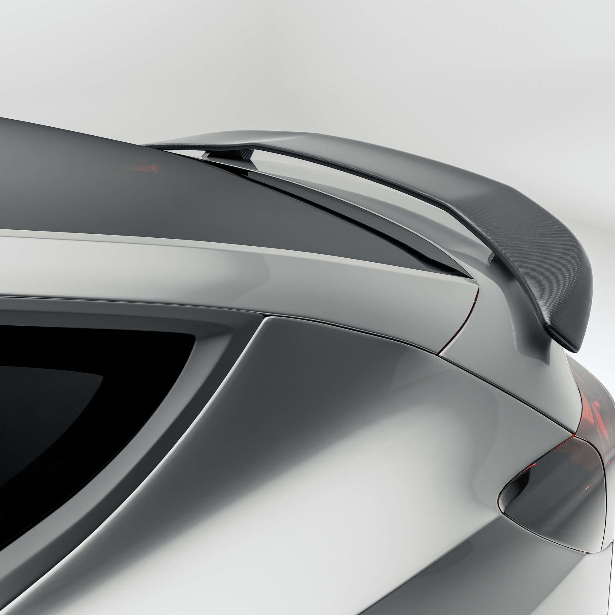 Tesla Model Y Facelift Carbon Fiber Rear Spoiler