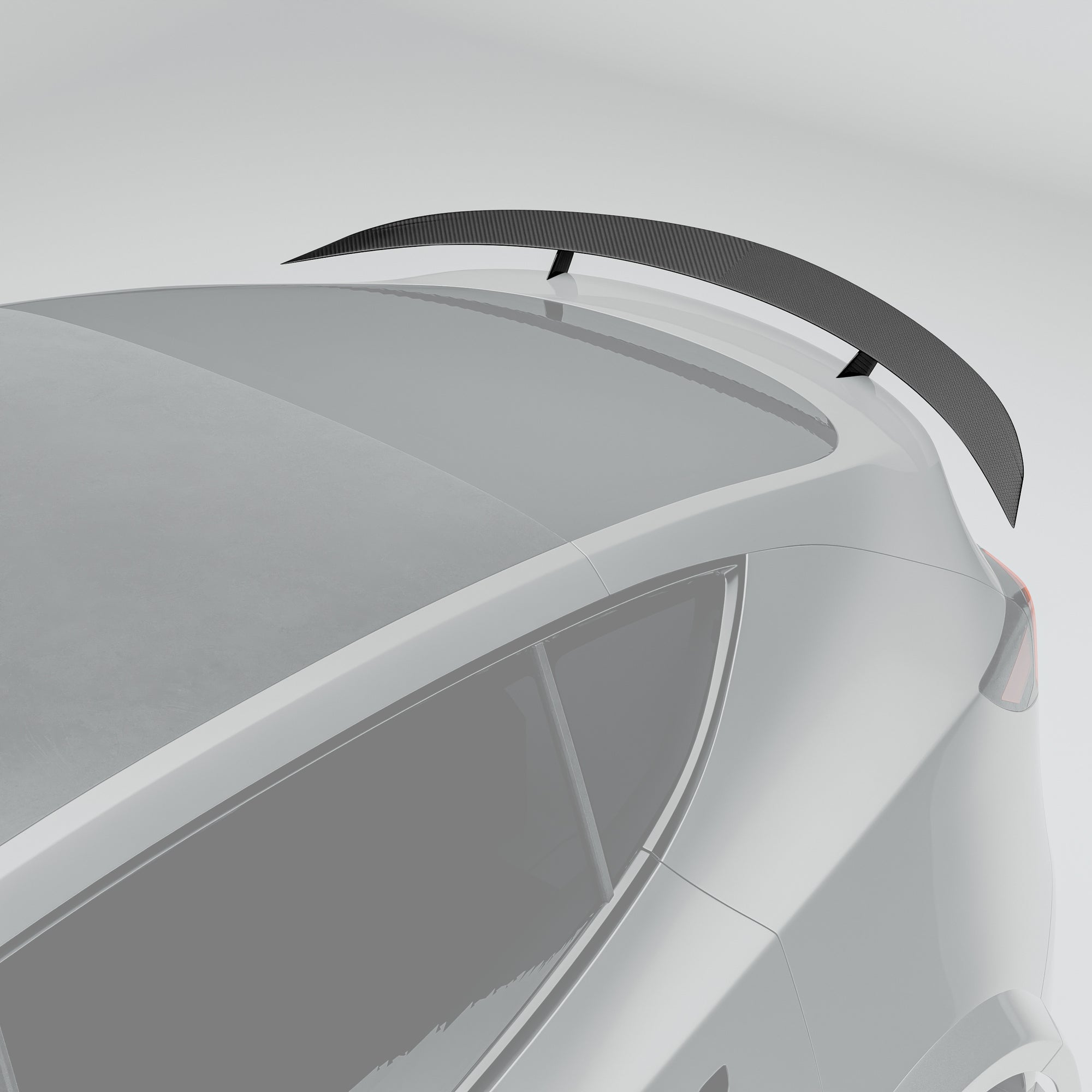 Tesla Model Y 2021-2024 Carbon Fiber Rear Spoiler