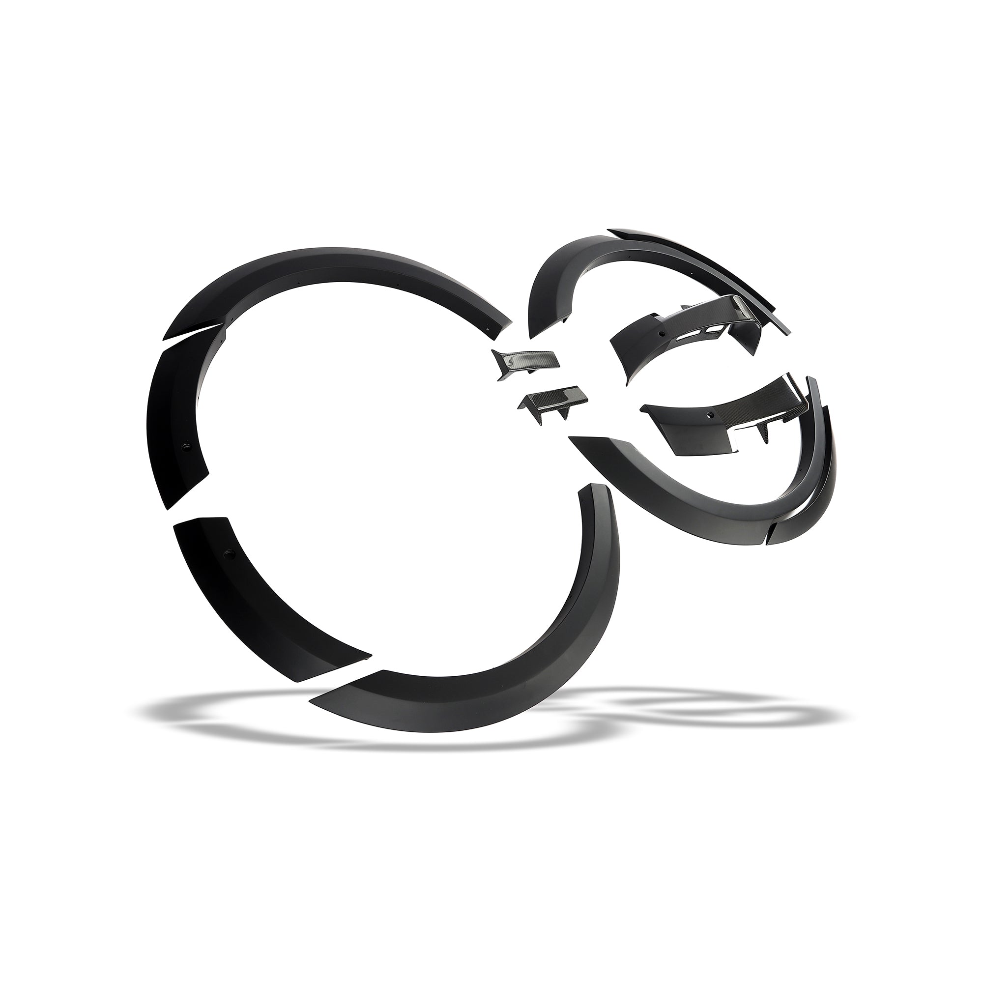 Tesla Model Y 2021-2024 Carbon Fiber Wheel Arch Cover Trims