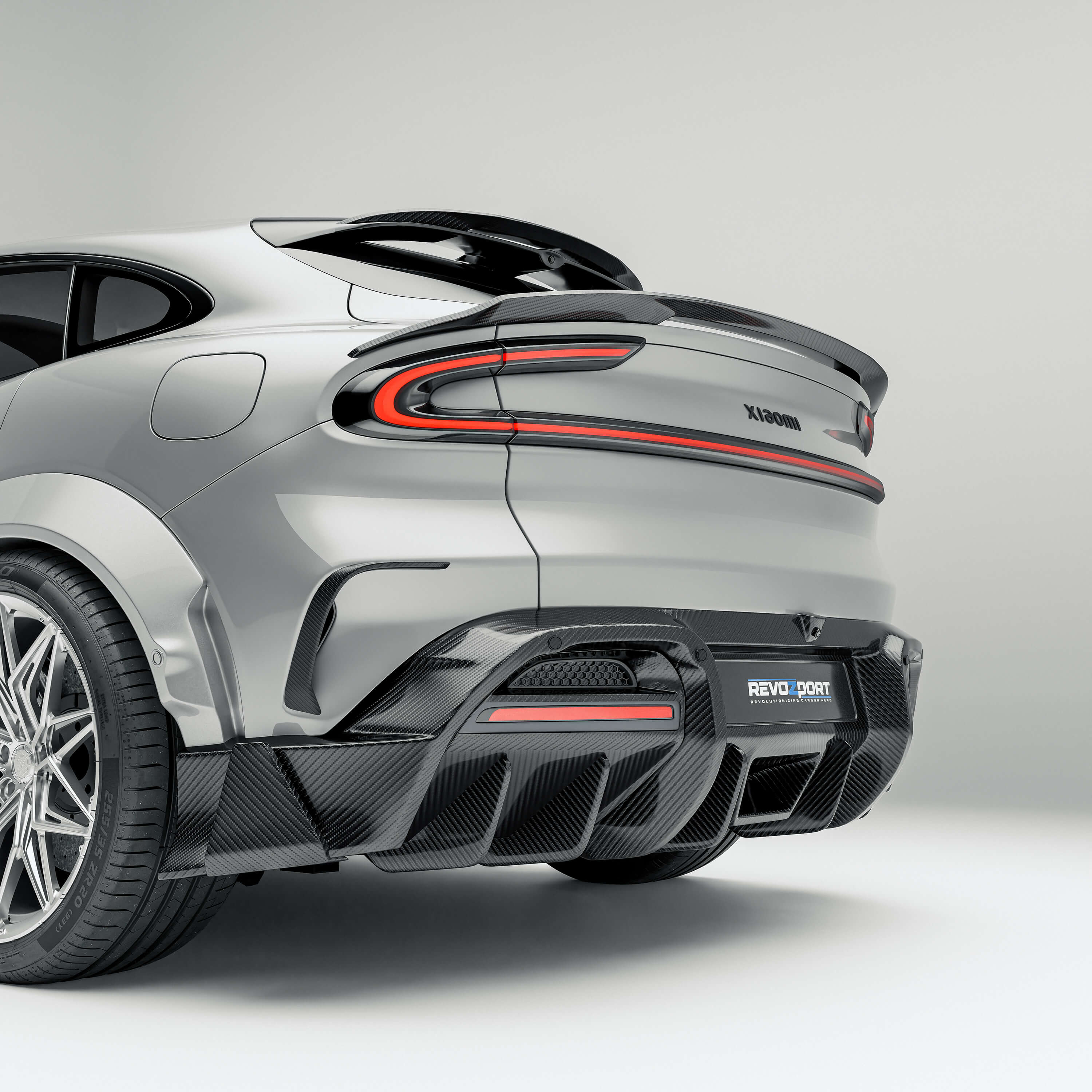 シリウス ytr x Romonosov? Xiaomi YU7 Carbon Fiber Rear Diffuser