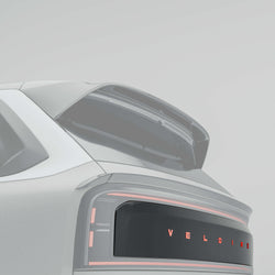 ZEEKR 9X Carbon Fiber Tailgate Trim Panel — VELOIRE by RevoZport with high-gloss finish
