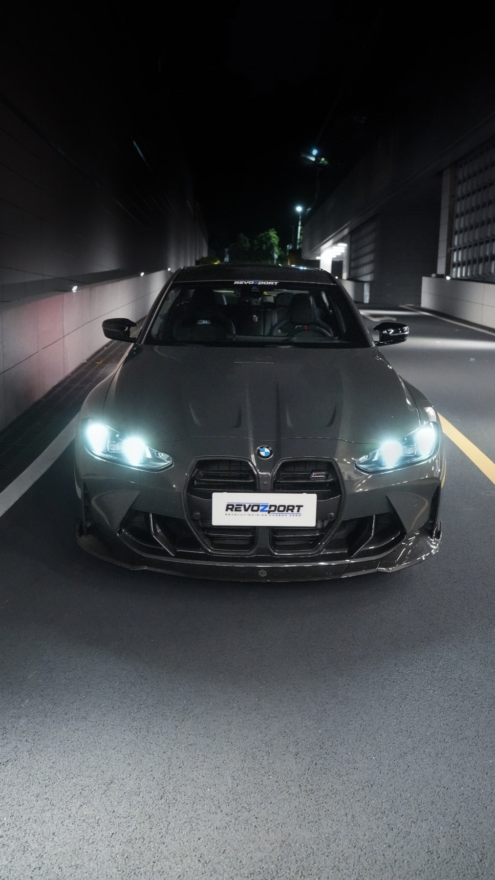 BMW M3 G80 Street Program official BMW dealer front grille without ACC night