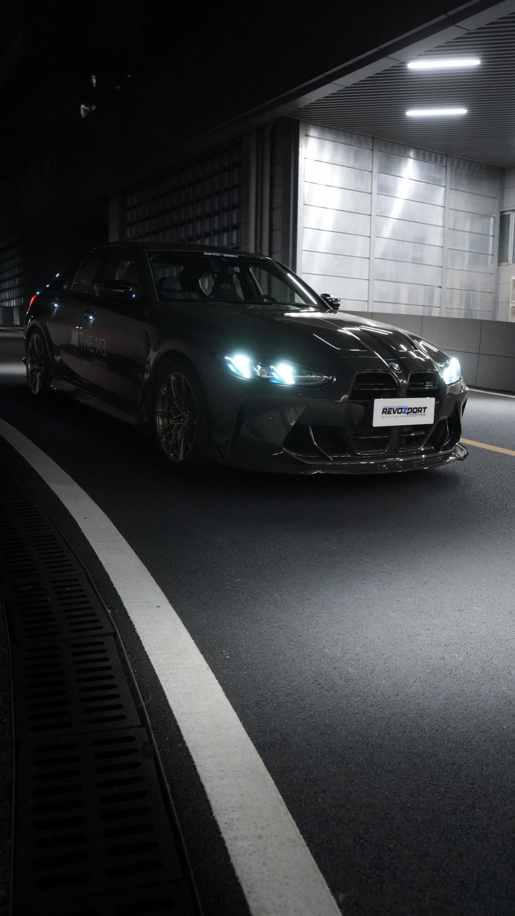 BMW M3 G80 Street Program official BMW dealer night front lip
