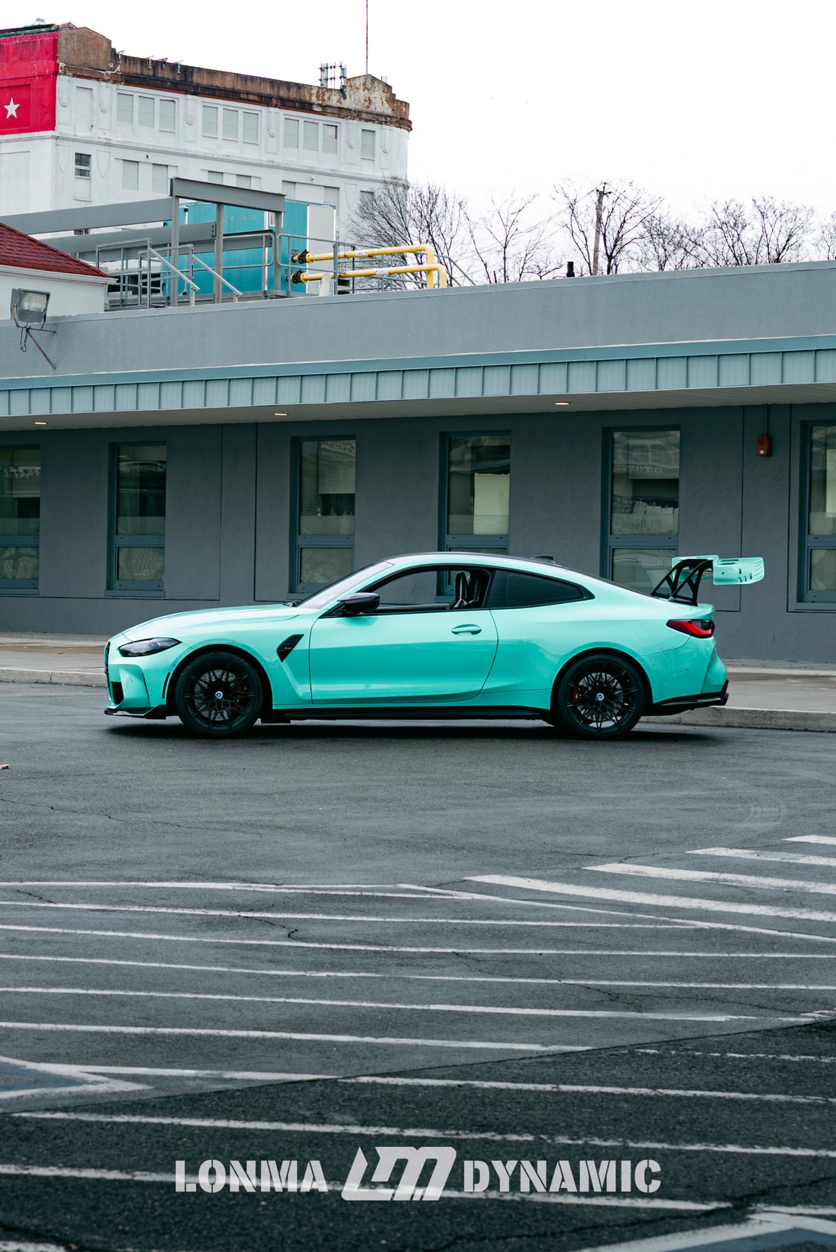 New York BMW M4 G82 Race — Turquoise Rear-Wing Build