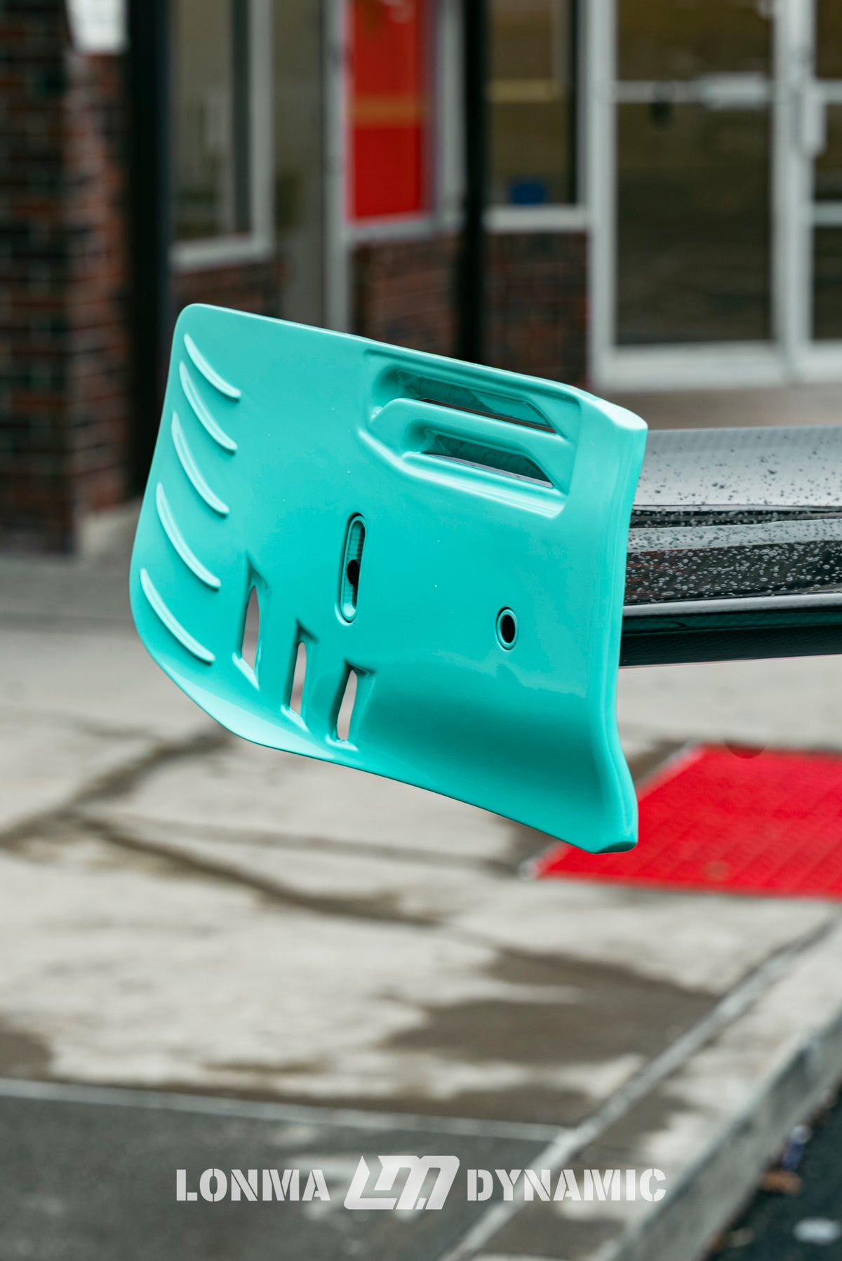 New York BMW M4 G82 Race — Turquoise Rear-Wing Build
