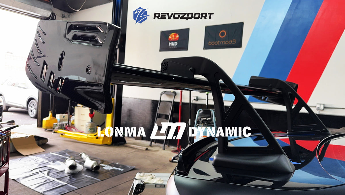 New York BMW M4 G82 Race — Turquoise Rear-Wing Build