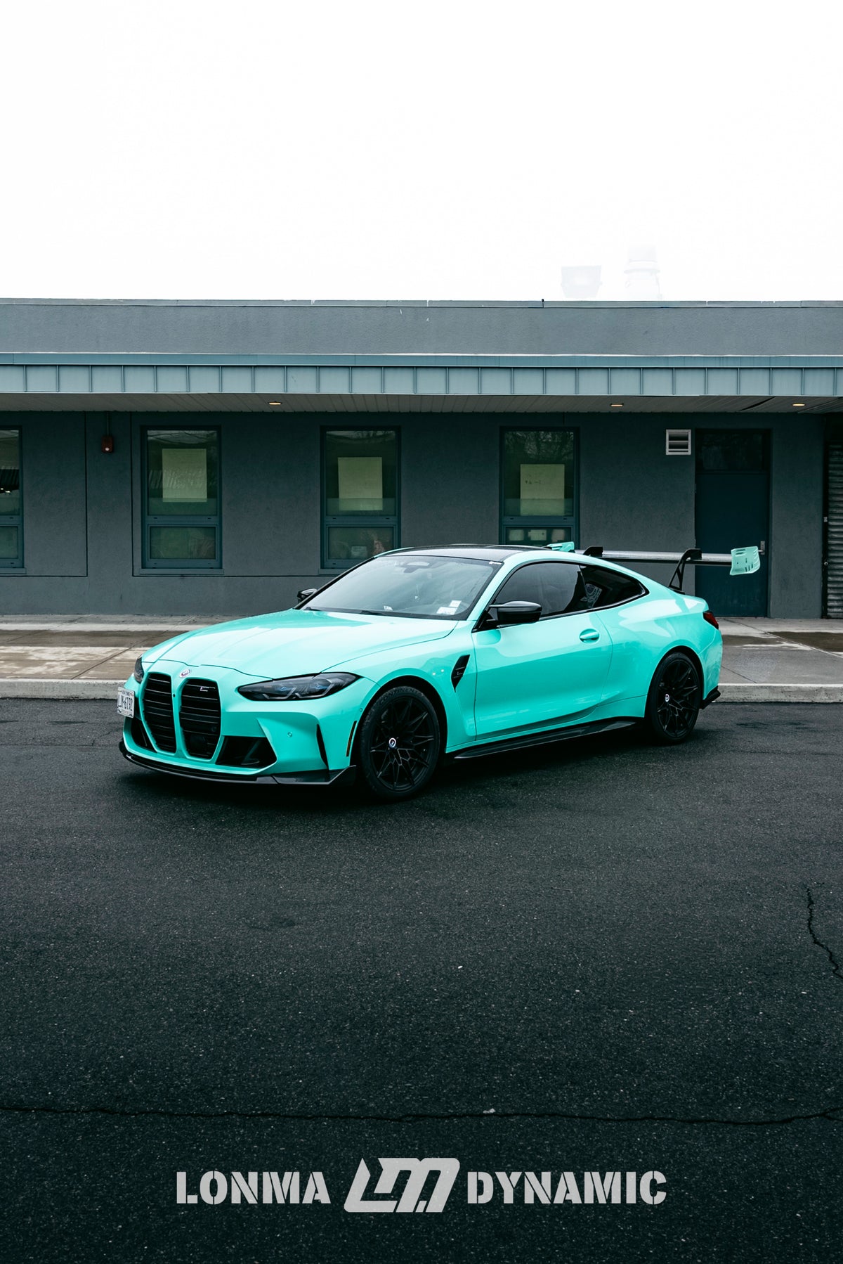 New York BMW M4 G82 Race — Turquoise Rear-Wing Build