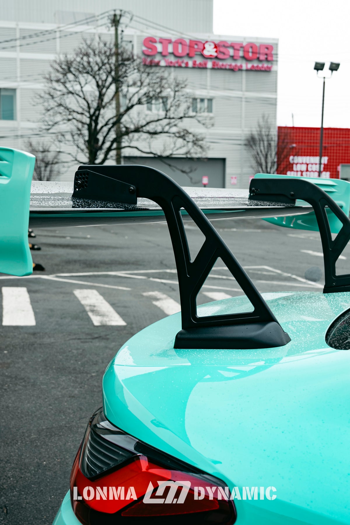 New York BMW M4 G82 Race — Turquoise Rear-Wing Build