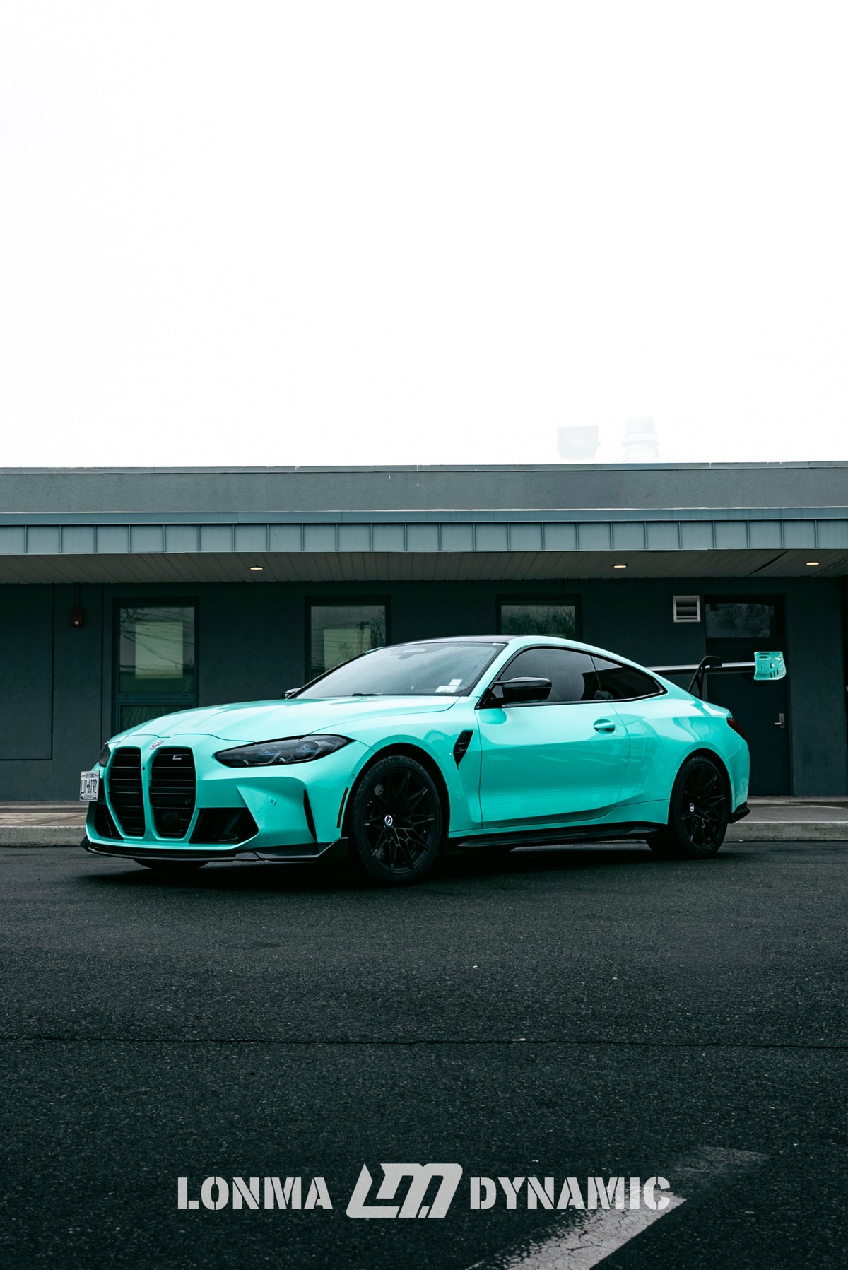 New York BMW M4 G82 Race — Turquoise Rear-Wing Build
