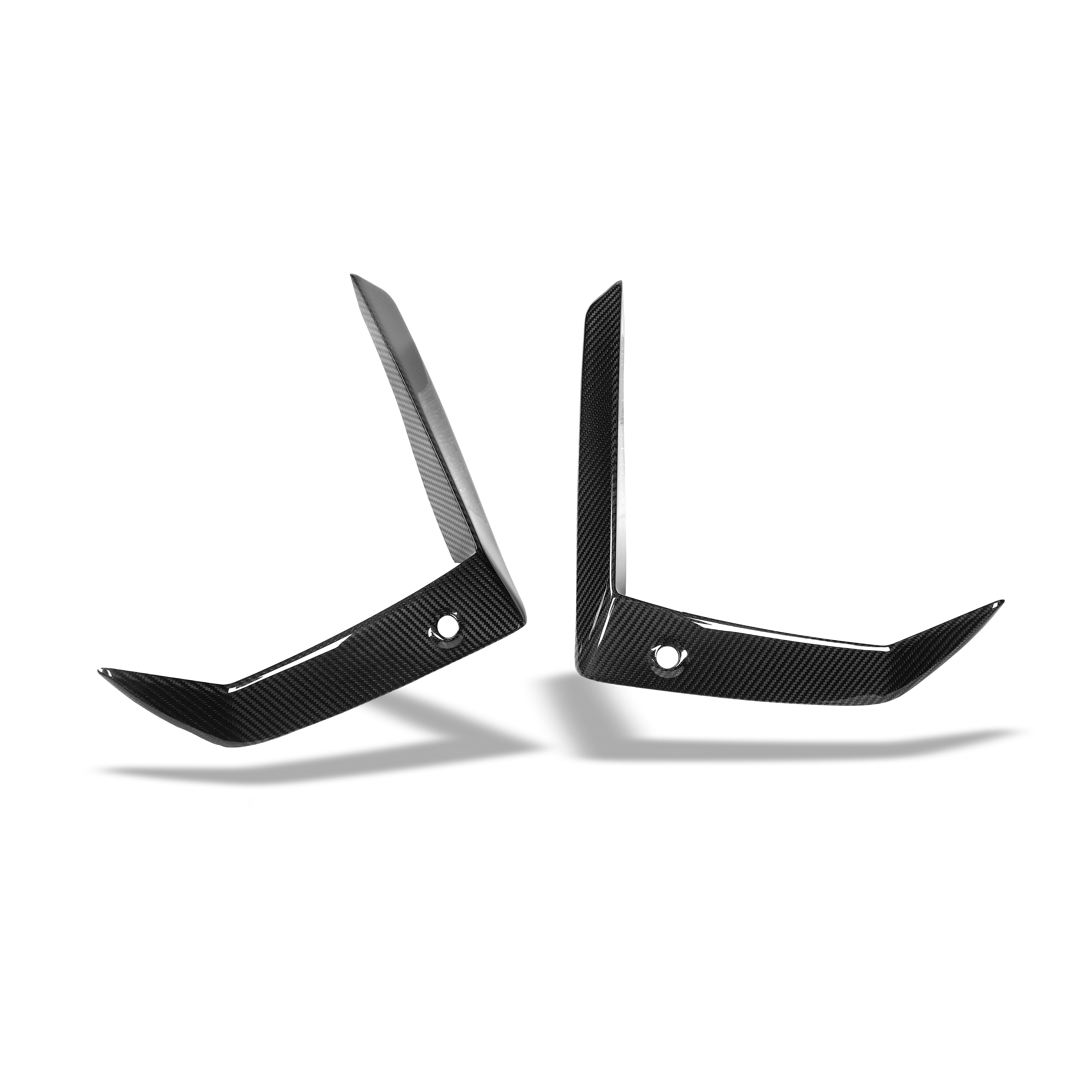 BMW X5M F95 PRE LCI Carbon Fiber Front Bumper Canards