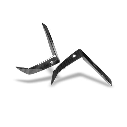 BMW X5M F95 PRE LCI Carbon Fiber Front Bumper Canards