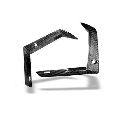 BMW X5M F95 PRE LCI Carbon Fiber Front Bumper Canards
