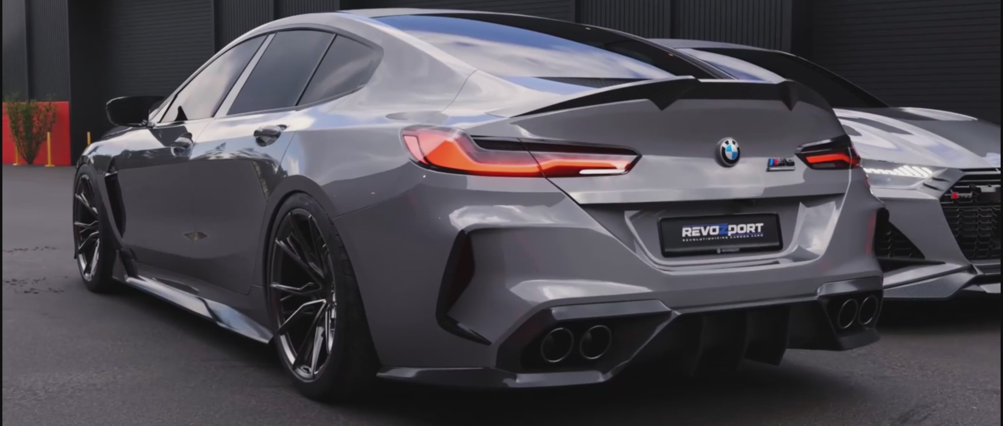 Load video: BMW M8 Carbon Fiber Parts Installation Rendering Video