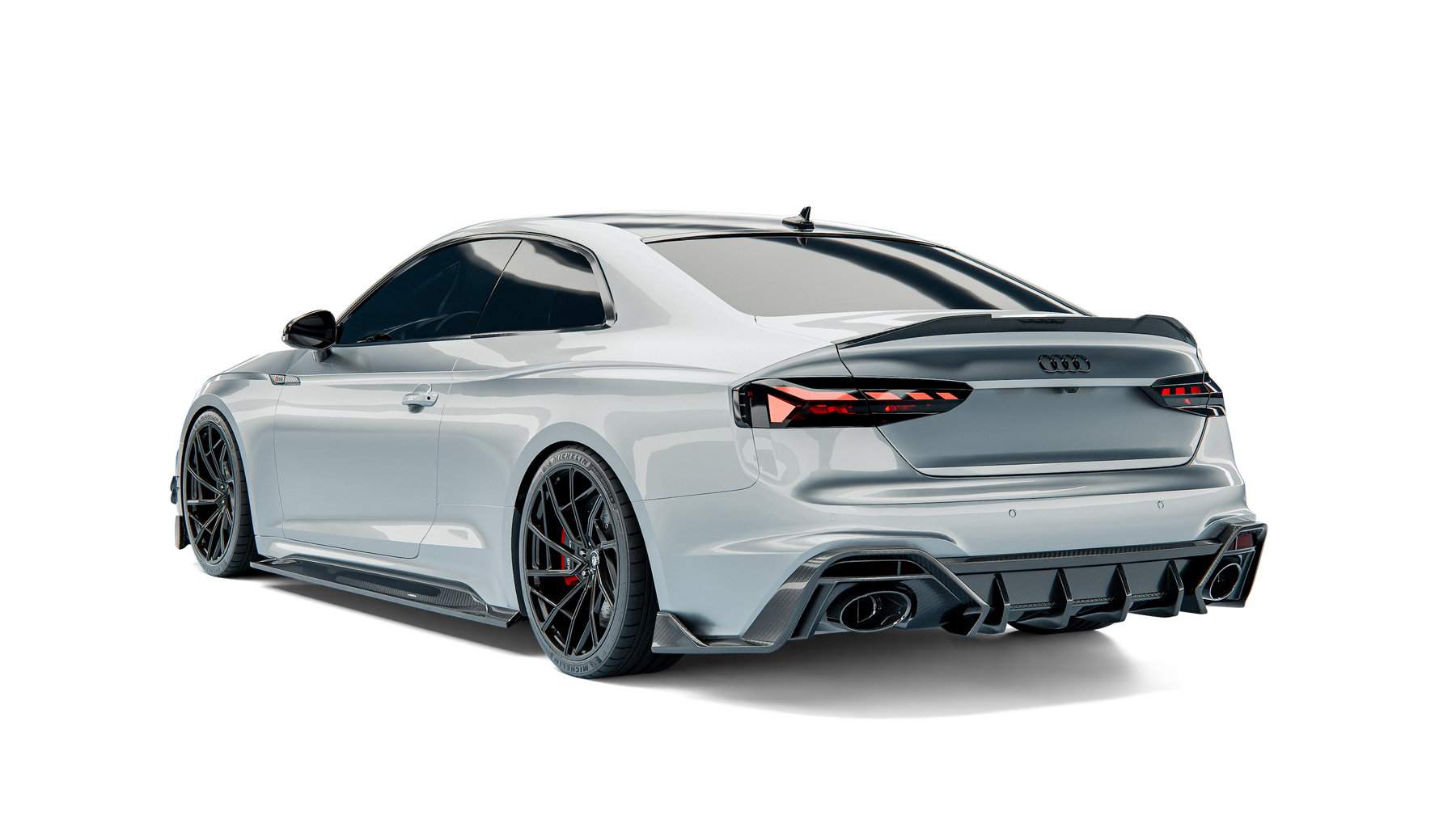 Audi RS5 B9.5 Coupe Street Program rear three-quarter view