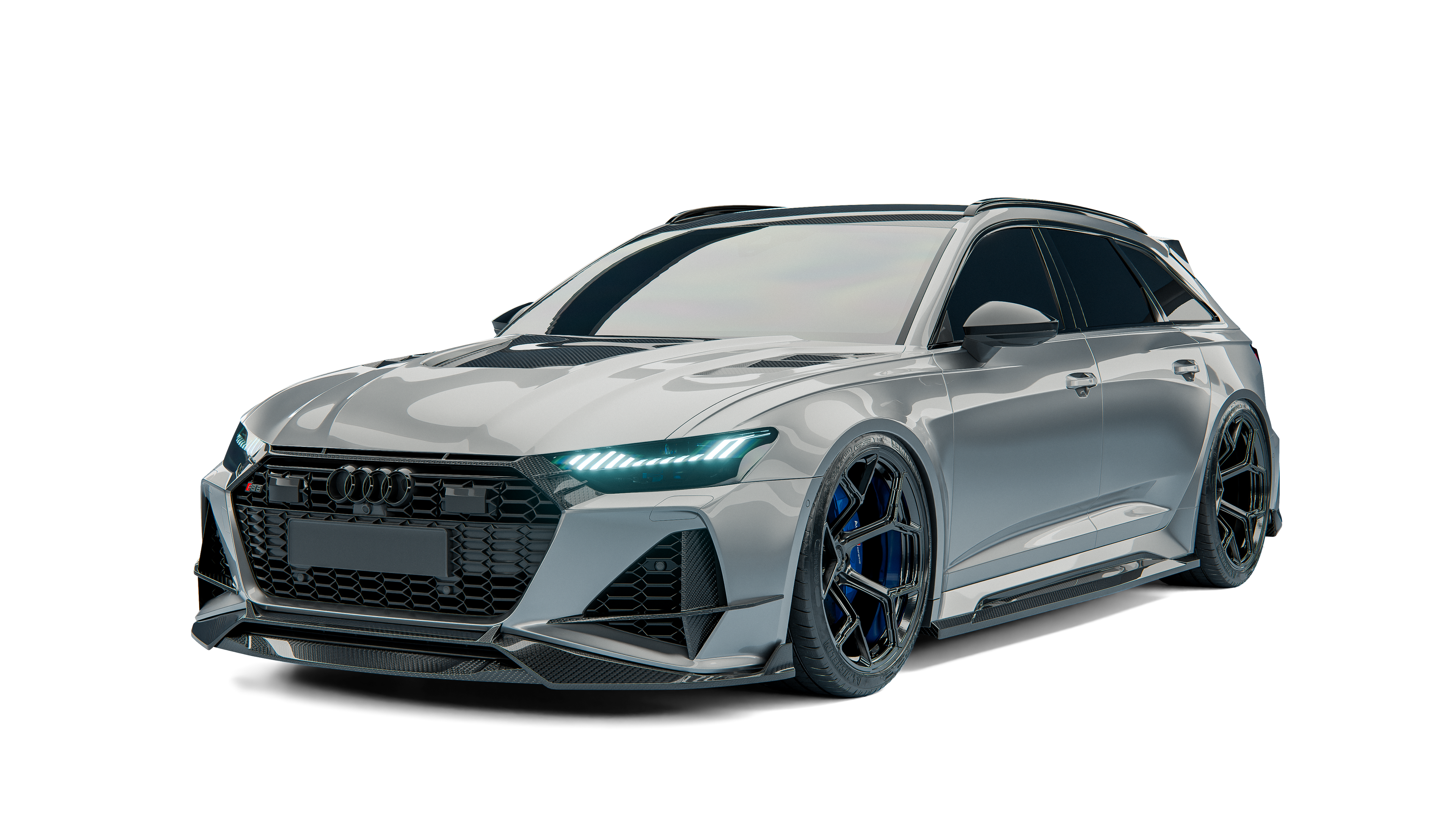 Audi RS6 C8 Avant Street Program front three-quarter view