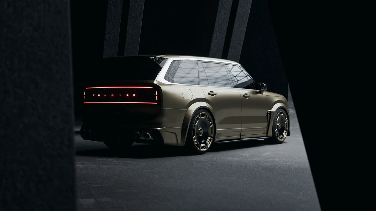 VELOIRE 9X viewed from the rear three-quarter angle.