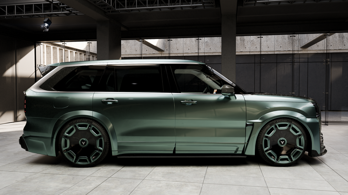 VELOIRE ZEEKR 9X complete wide-body programme in side profile